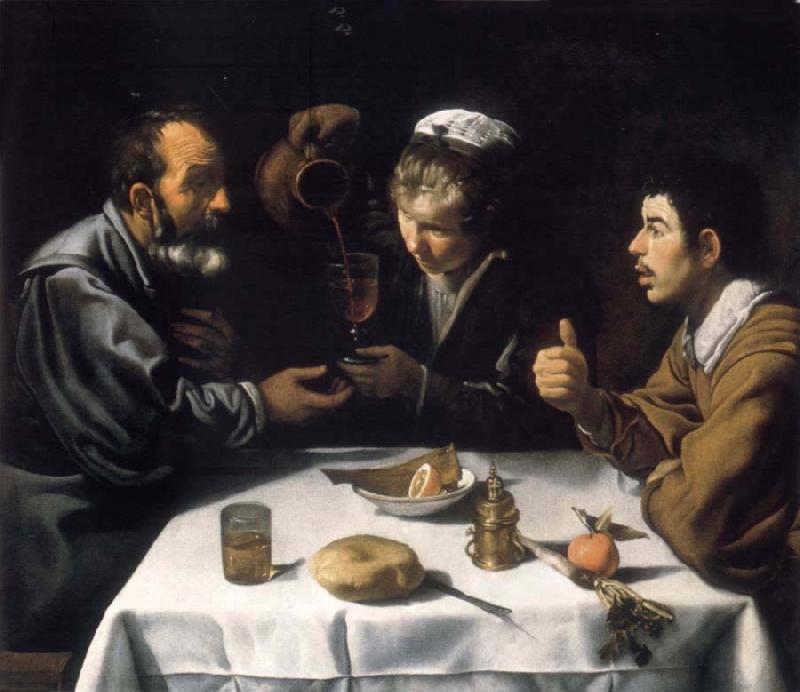 Diego Velazquez Farmer meal oil painting picture